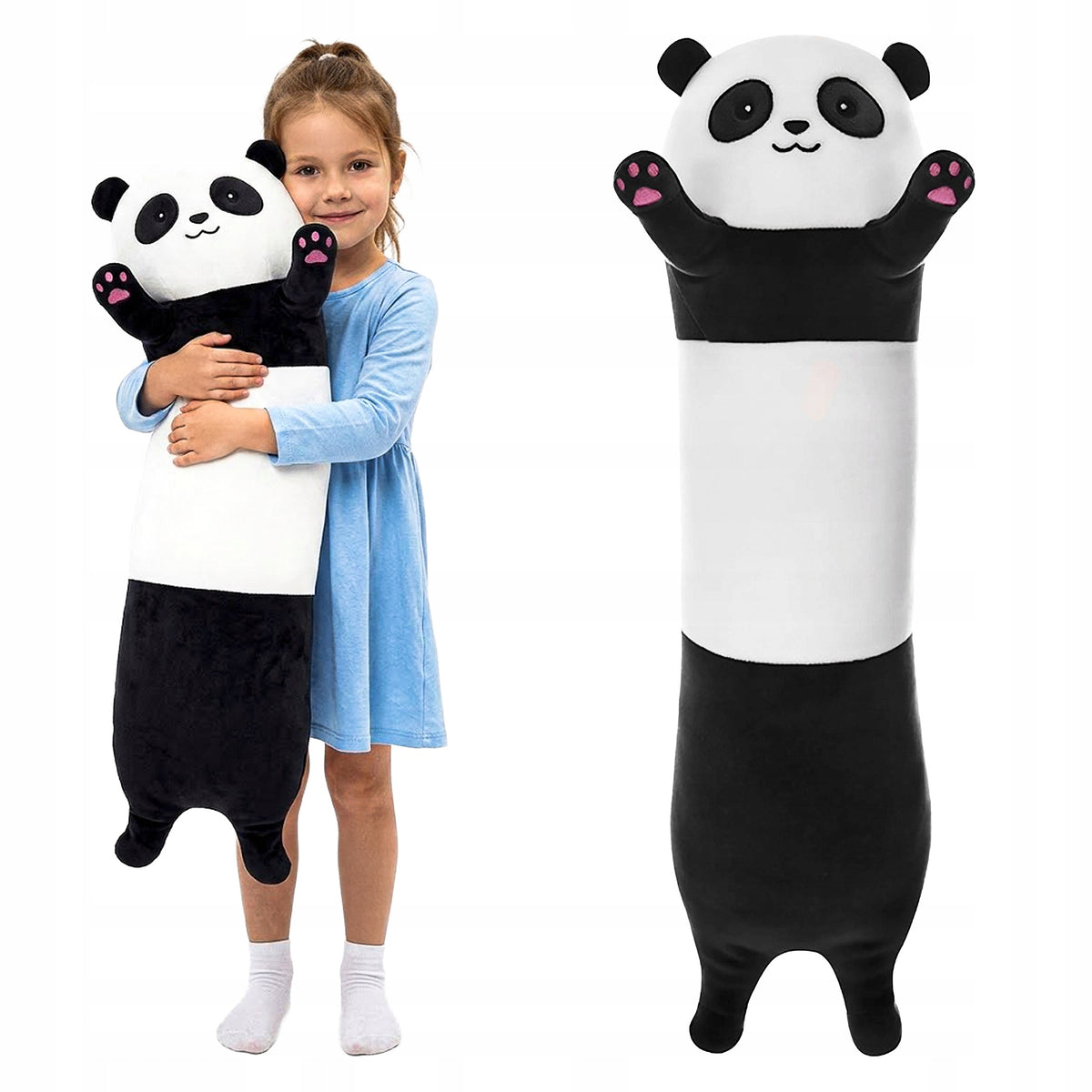 Plush Toy Panda 110cm Bear Long Soft Hugging Pillow Toy Packaging status original