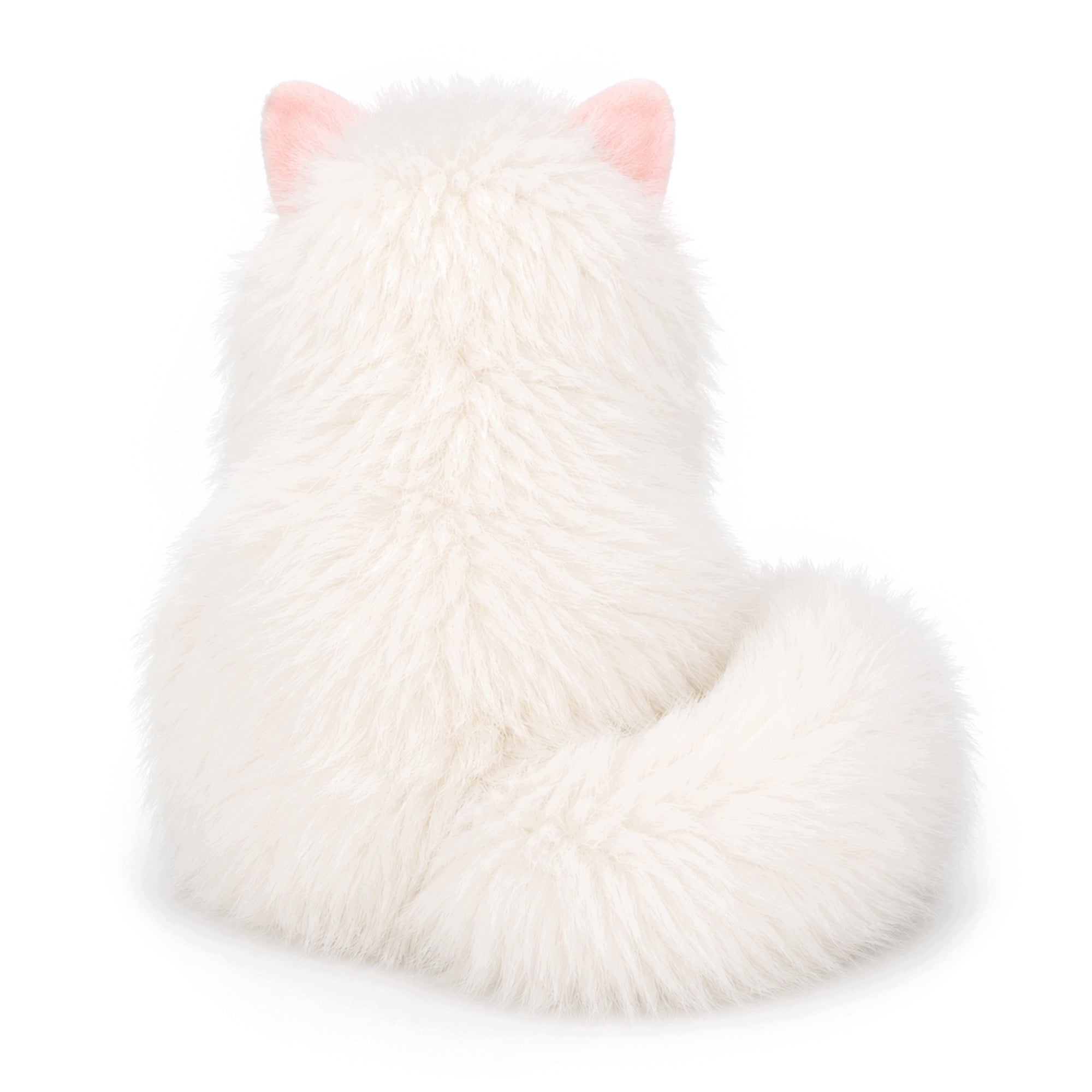 Plush Toy Plush Cat Sitting ROYAL CAT 50cm Fluffy White Brand Moramo