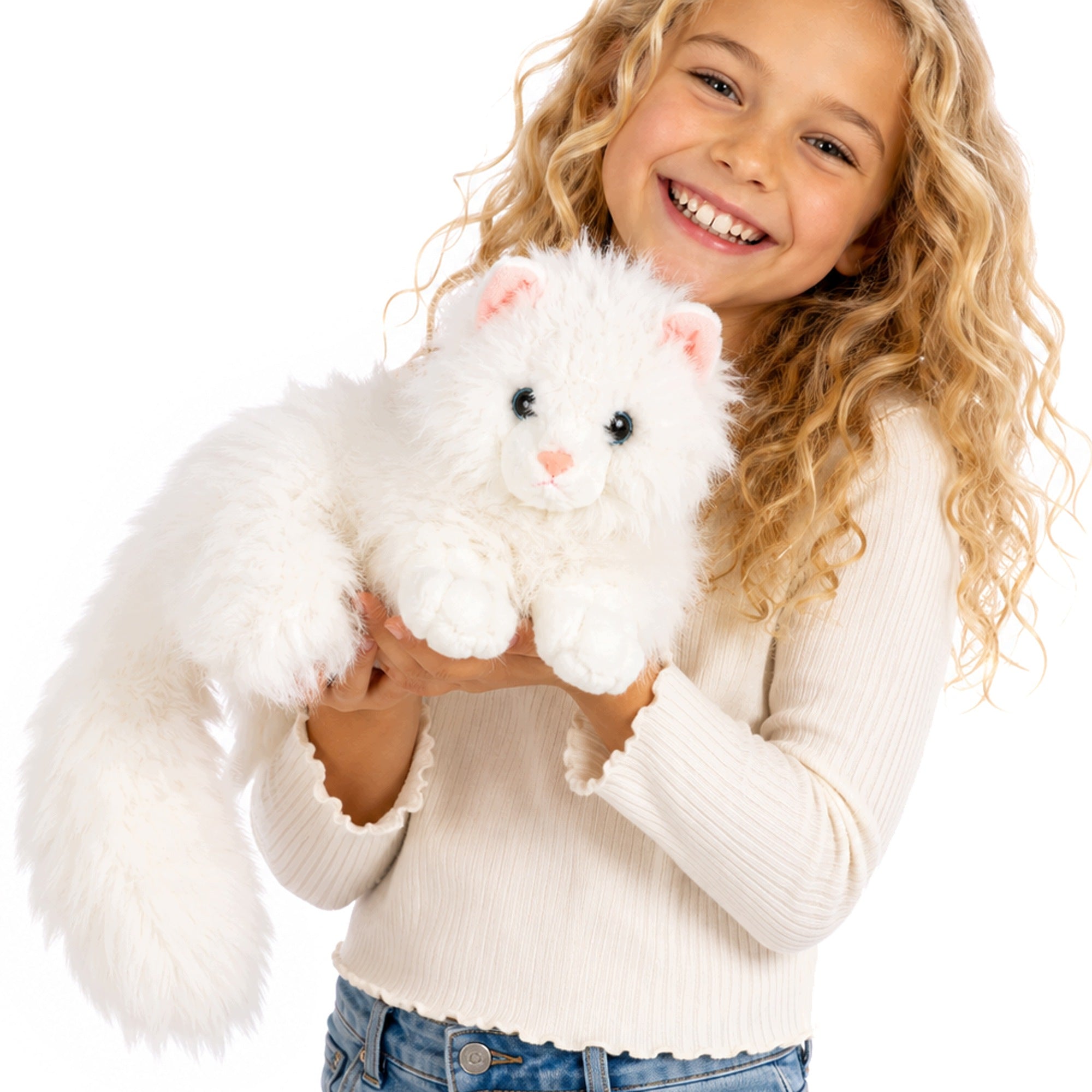 Plush Toy Plush Cat Sitting ROYAL CAT 50cm Fluffy White Manufacturer code 5803-2