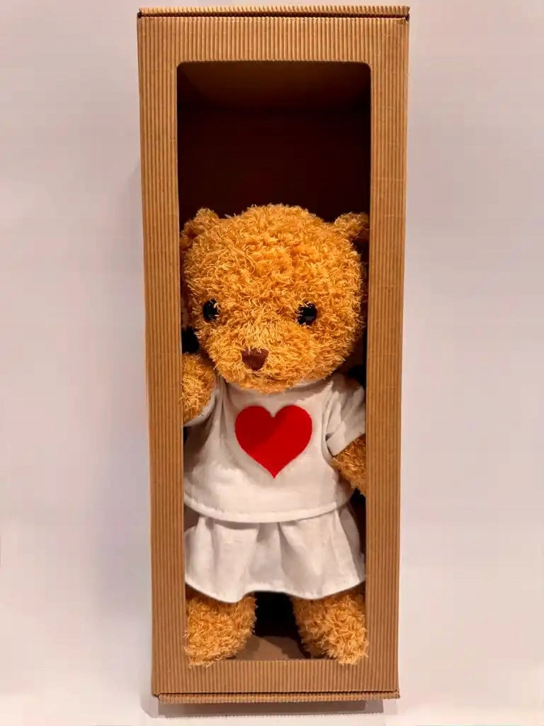 Plush bear 30 cm - creative set for children Packaging status original