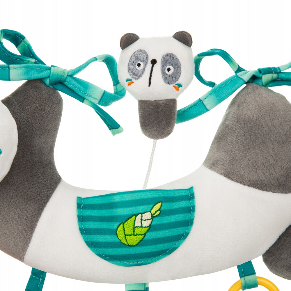 Plush car seat crib stroller pendant Panda sensory Akuku Brand Akuku