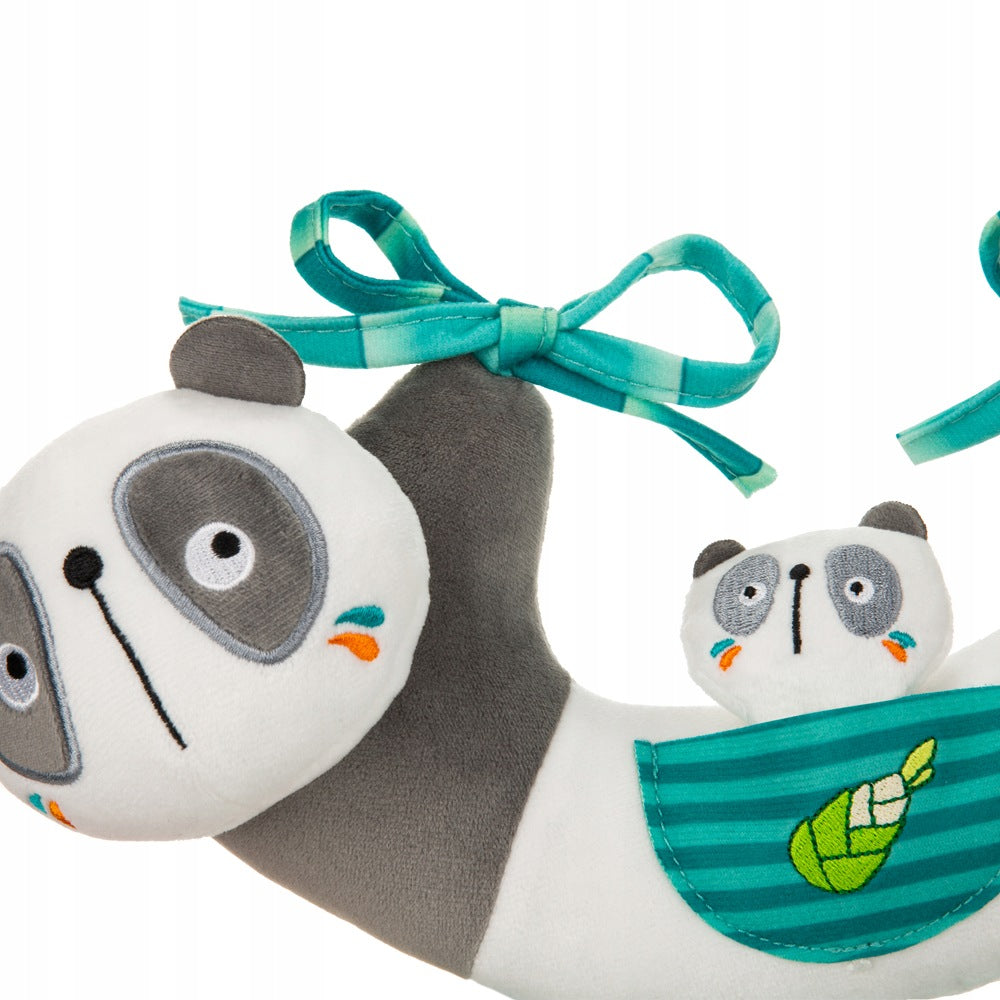Plush car seat crib stroller pendant Panda sensory Akuku Packaging status original