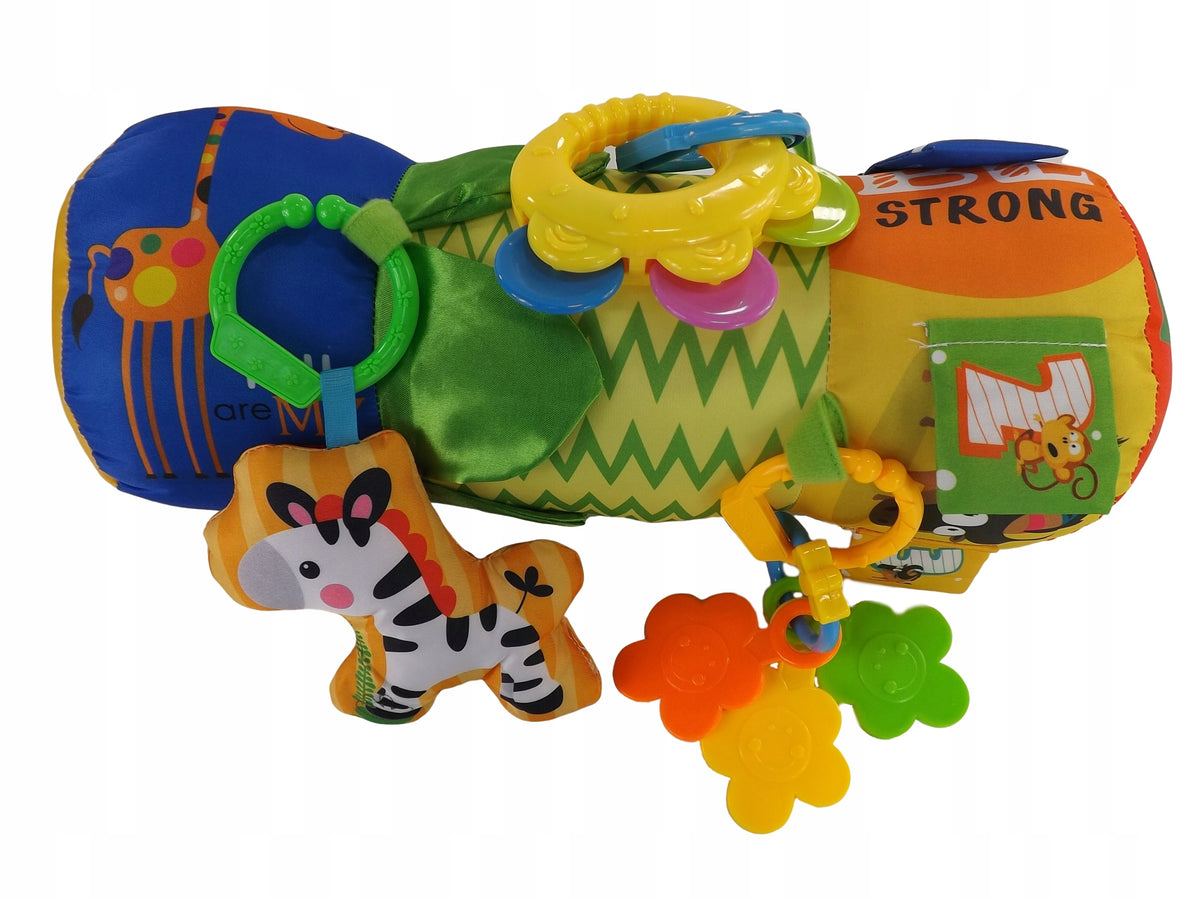 Plush rattle roller learning to crawl 023-55Z