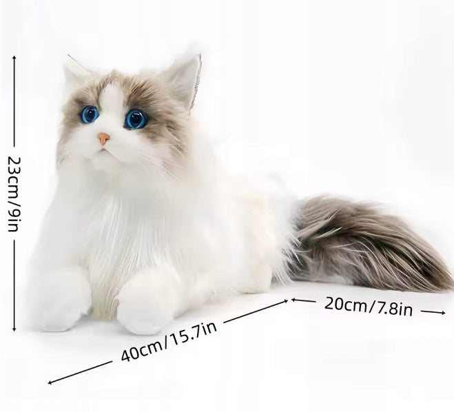 Plush toy King kitten Ragdoll white 40 cm Brand King