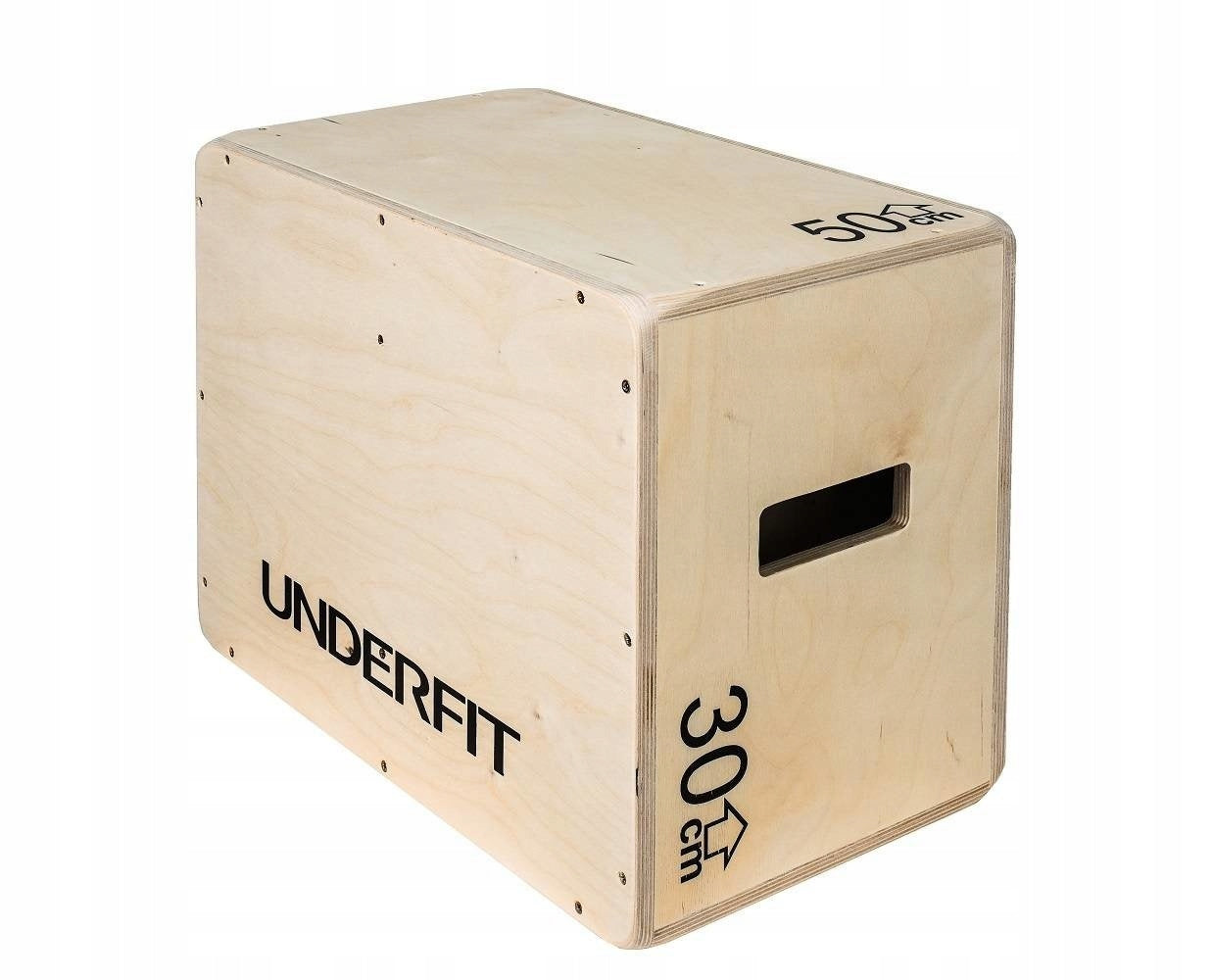 Plyometric box UNDERFIT wooden 50 x 40 x 30 cm