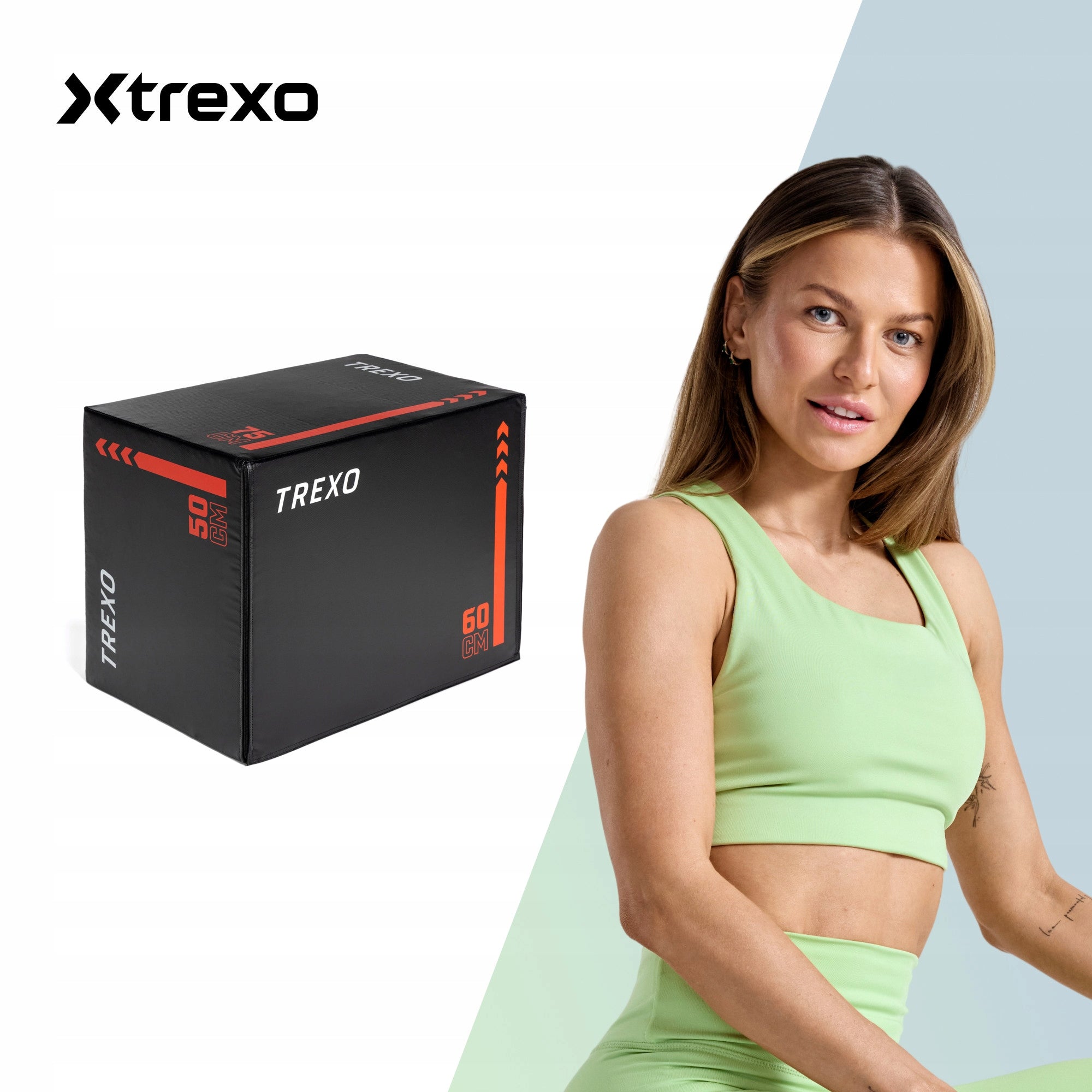 Plyometric chest for exercise XTREXO 30 kg SOLID DURABLE Packaging status original