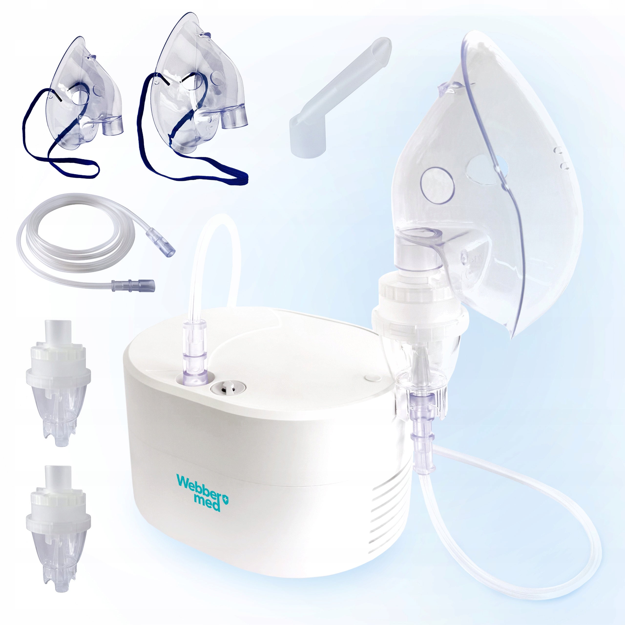 Pneumatic Compressor Nebuliser Inhaler Webber For Adult Children Packaging status original