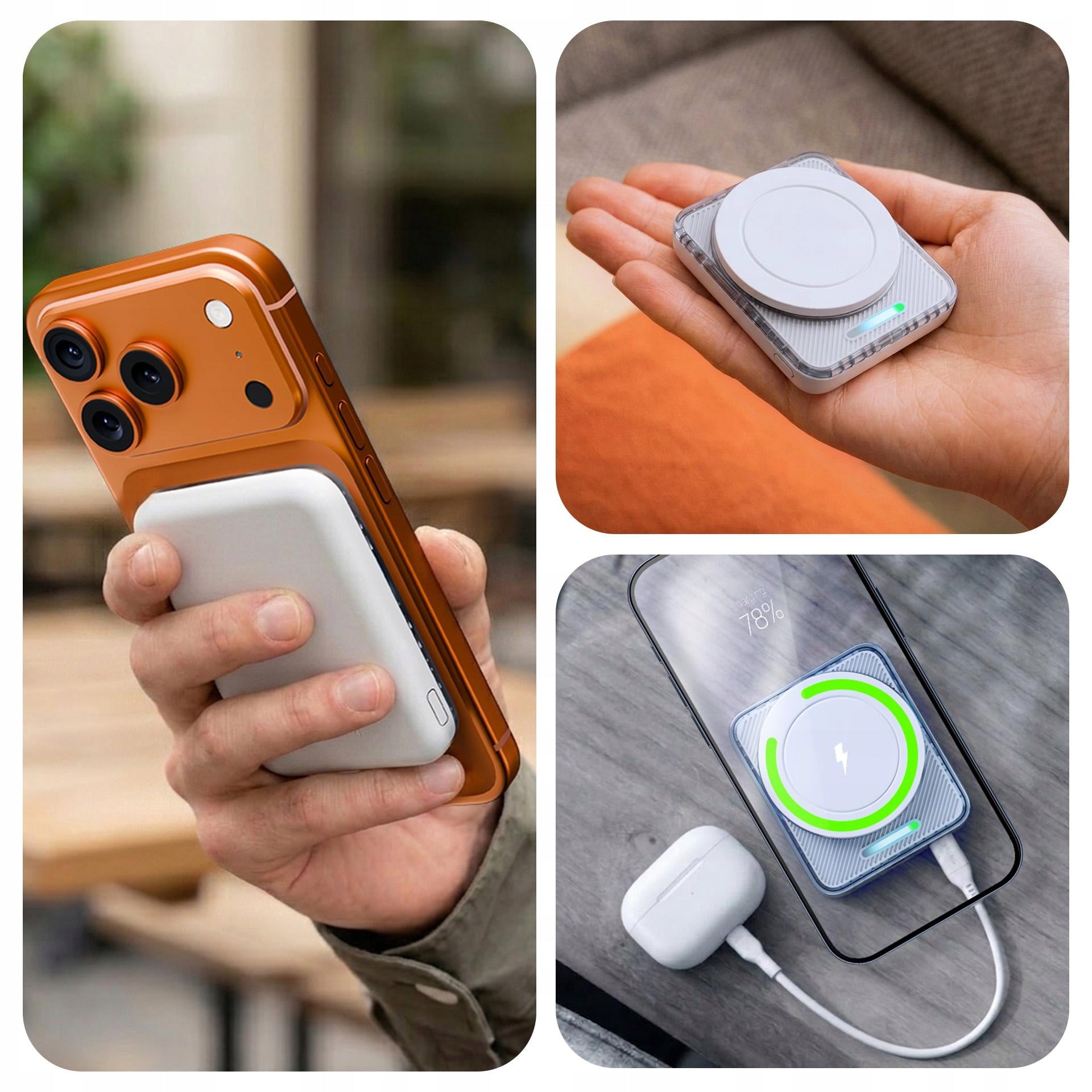 Pocket Lightweight Powerbank with MagSafe 3mk PowerMag Handy 22.5W 5,000mAh Packaging status original