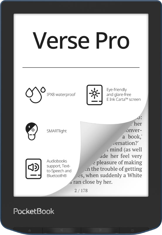 PocketBook Verse Pro 16 GB 6 " black Brand PocketBook
