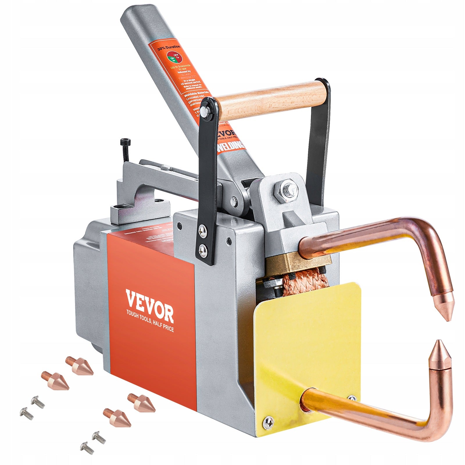 Point Welding Machine Portable 8KVA 6500A Machining Sheet Steel And Aluminum Brand Vevor