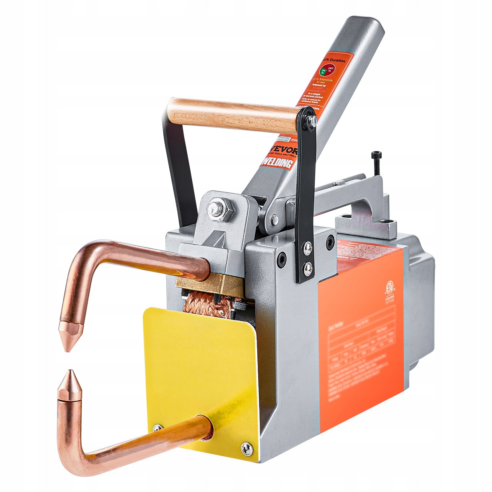Point Welding Machine Portable 8KVA 6500A Machining Sheet Steel And Aluminum