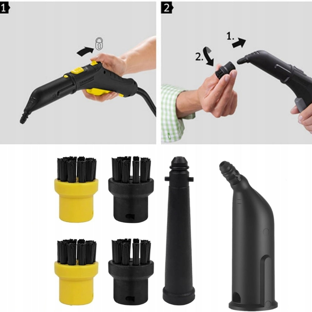 Point nozzle 4x STEAMER brush Extension for KARCHER SC 1 2 3 4 5 6 Manufacturer code SC5 SC4 SC3 SC2 SC1