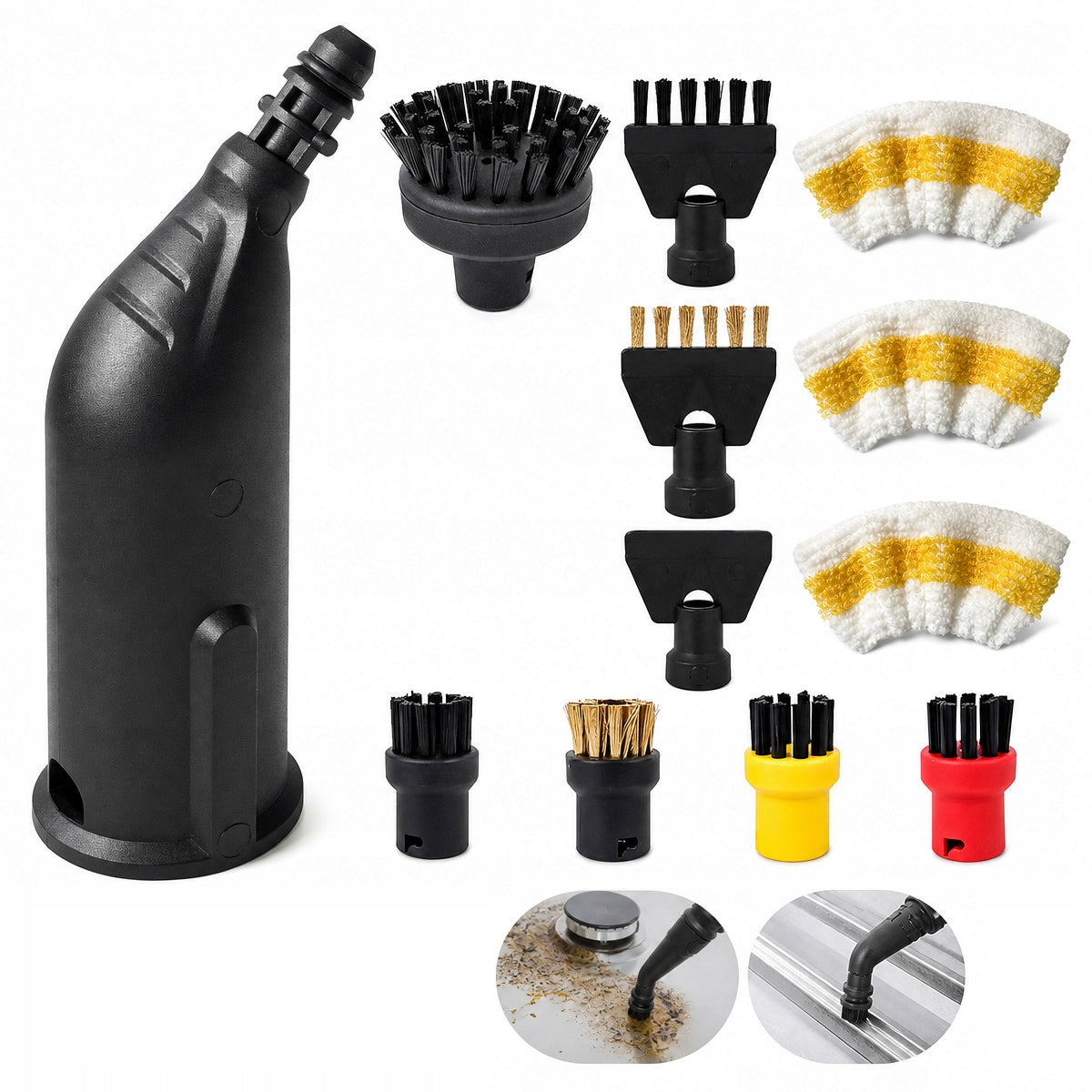 Point nozzle 4x STEAMER brush Extension for KARCHER SC 1 2 3 4 5