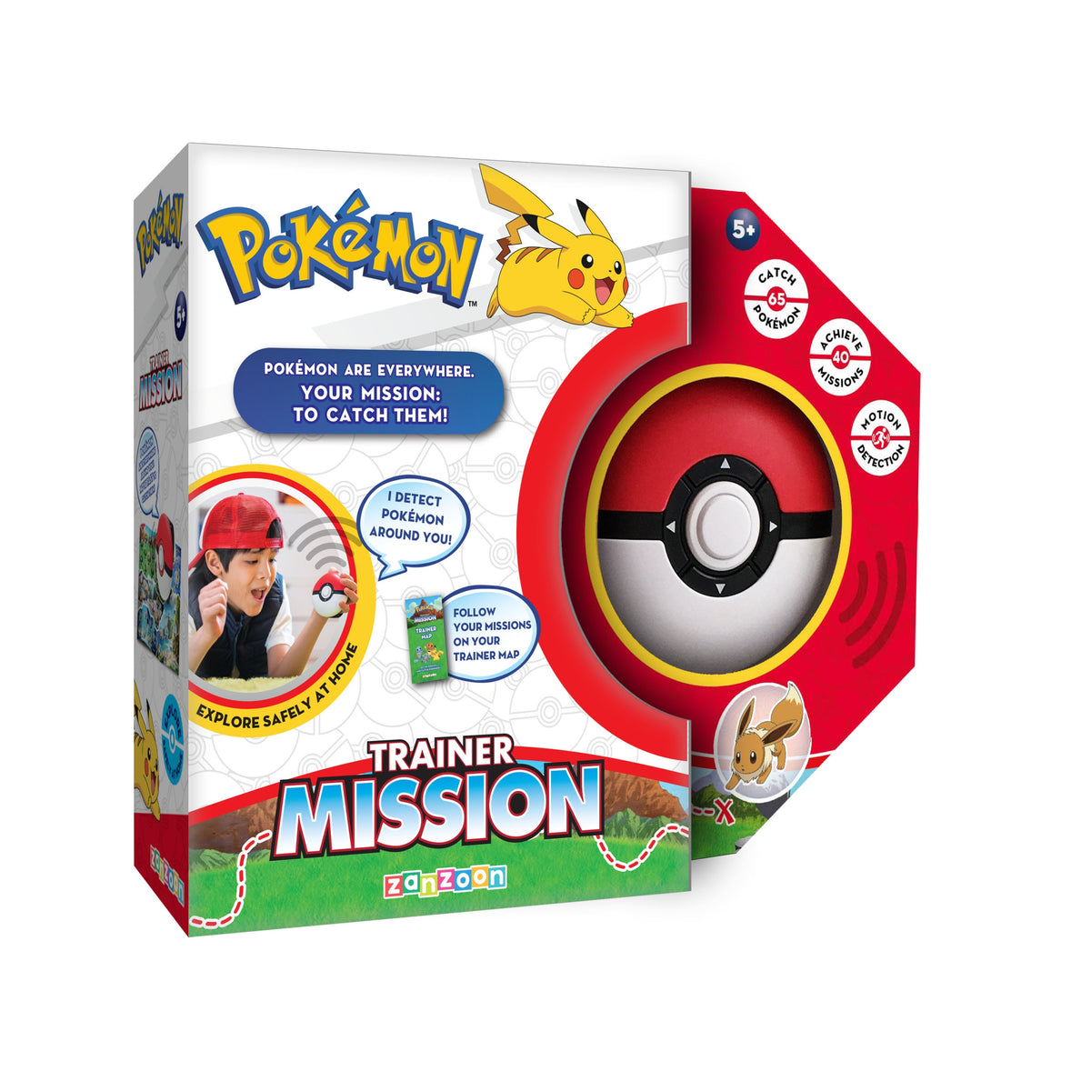 Pokemon interactive game Zanzoon Trainer edition Mission 65 pokemon 5 years+