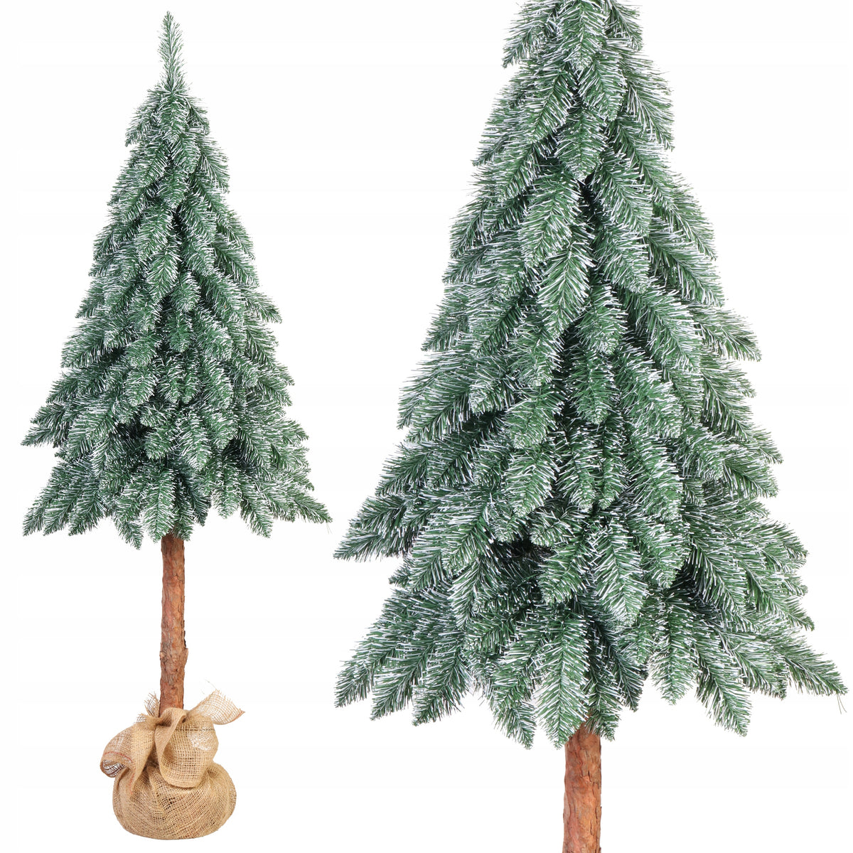 Poland ARTIFICIAL CHRISTMAS TREE ON THE TRUNK Christmas tree NATURAL TRUNK 160 cm
