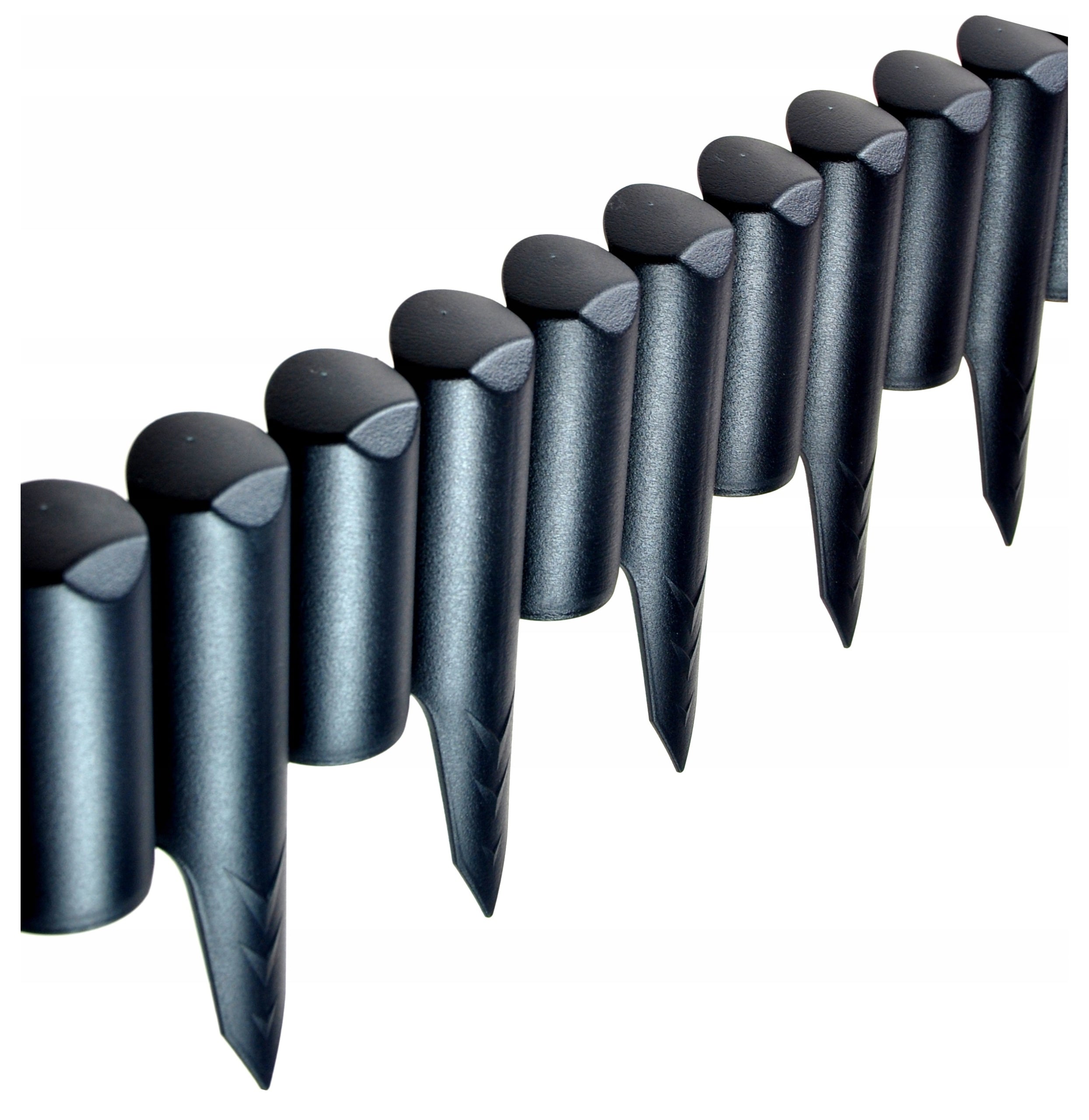 Poland SOLID GARDEN PALISADE GARDEN LAWN EDGING - ANTHRACITE Manufacturer code Polska Palisada Ogrodowa - ANTRACYT
