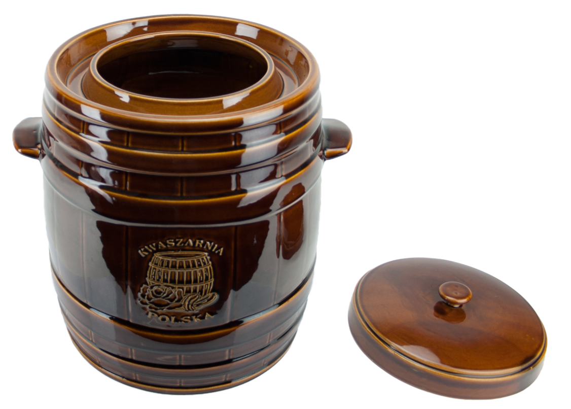 Poland stoneware barrel 21L hermetic for pickling and curing Manufacturer code 01978