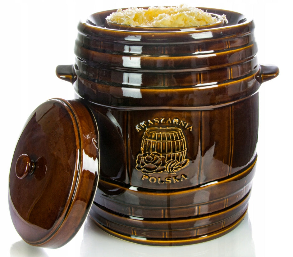 Poland stoneware barrel 21L hermetic for pickling and curing Packaging status original