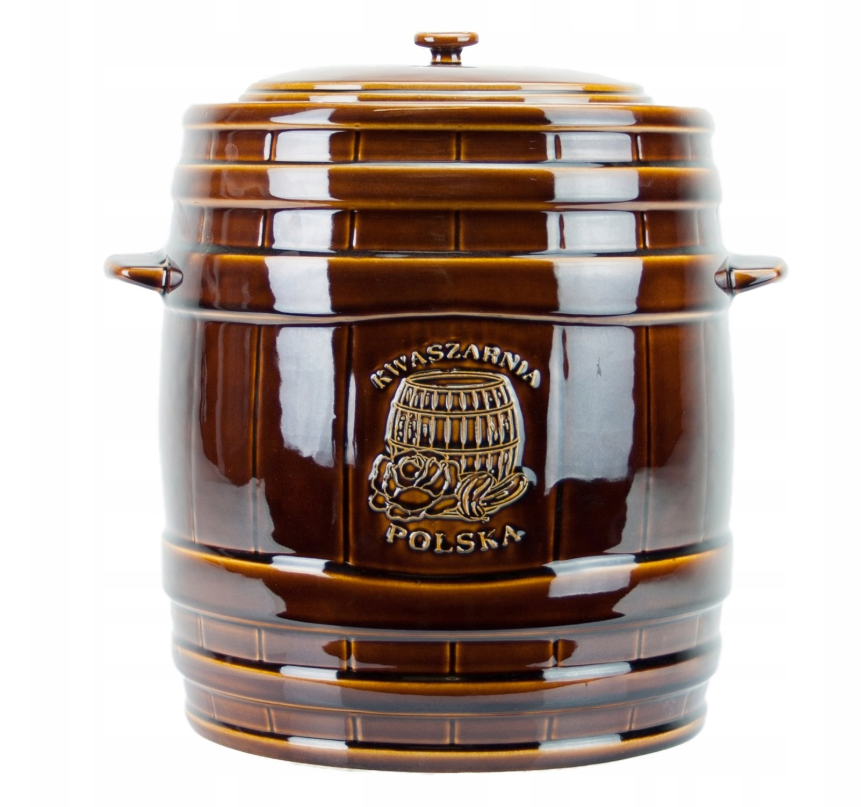 Poland stoneware barrel 21L hermetic for pickling and curing