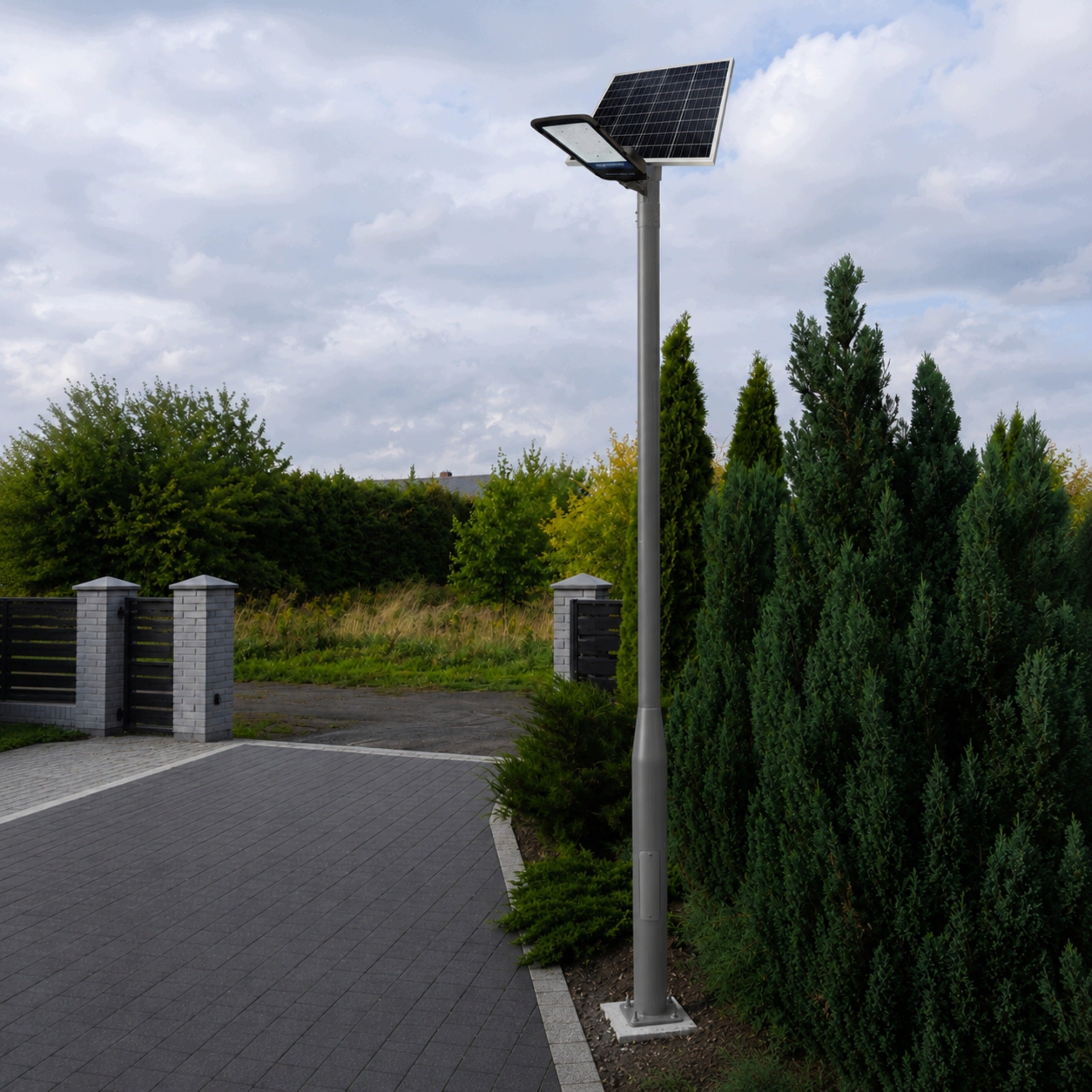 Pole Road Lighting Mast For Solar Camera Lamp 76mm 4m THICK STEEL Packaging status original
