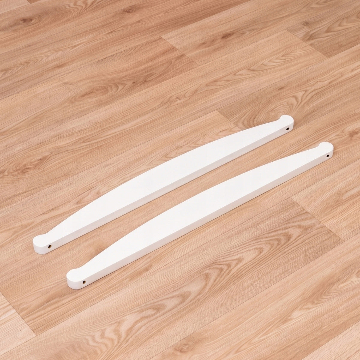 Poles for crib and cradle with holes, white Manufacturer code BIEGUNY_Z_OT_B