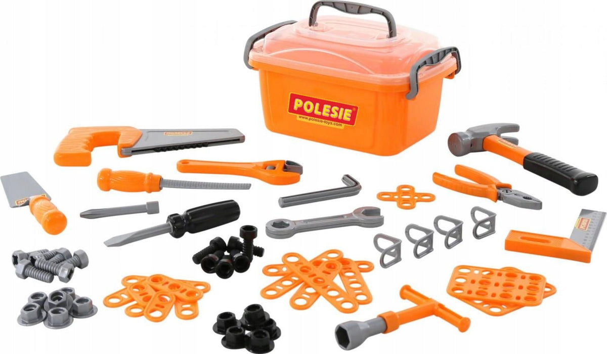 Polesie 59307 Toolkit - 57 elements - for children - KRK Packaging status original