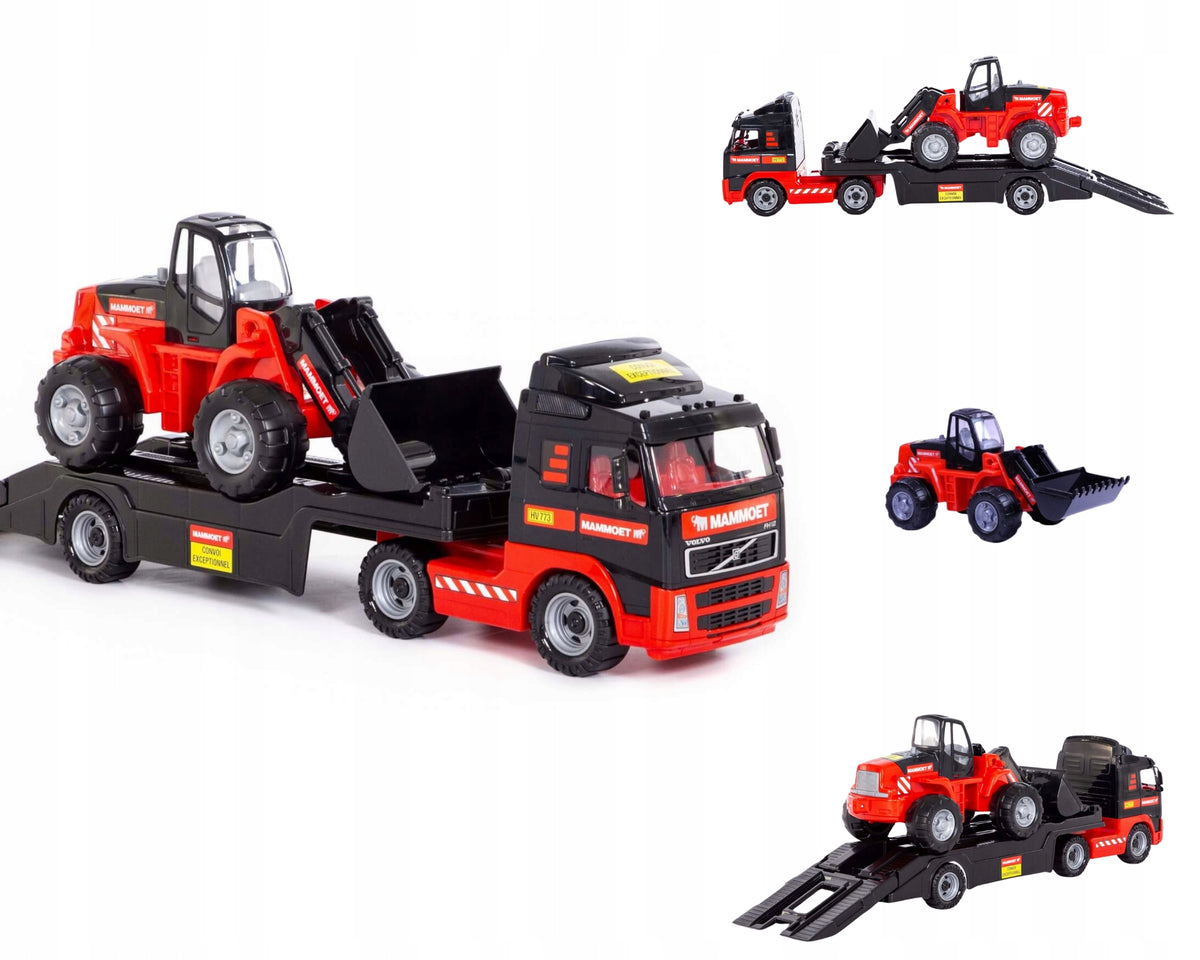 Polesie MAMMOET VOLVO GREAT TRUCK TOW TRUCK EXCAVATOR XXL-Truck excavator 90cm