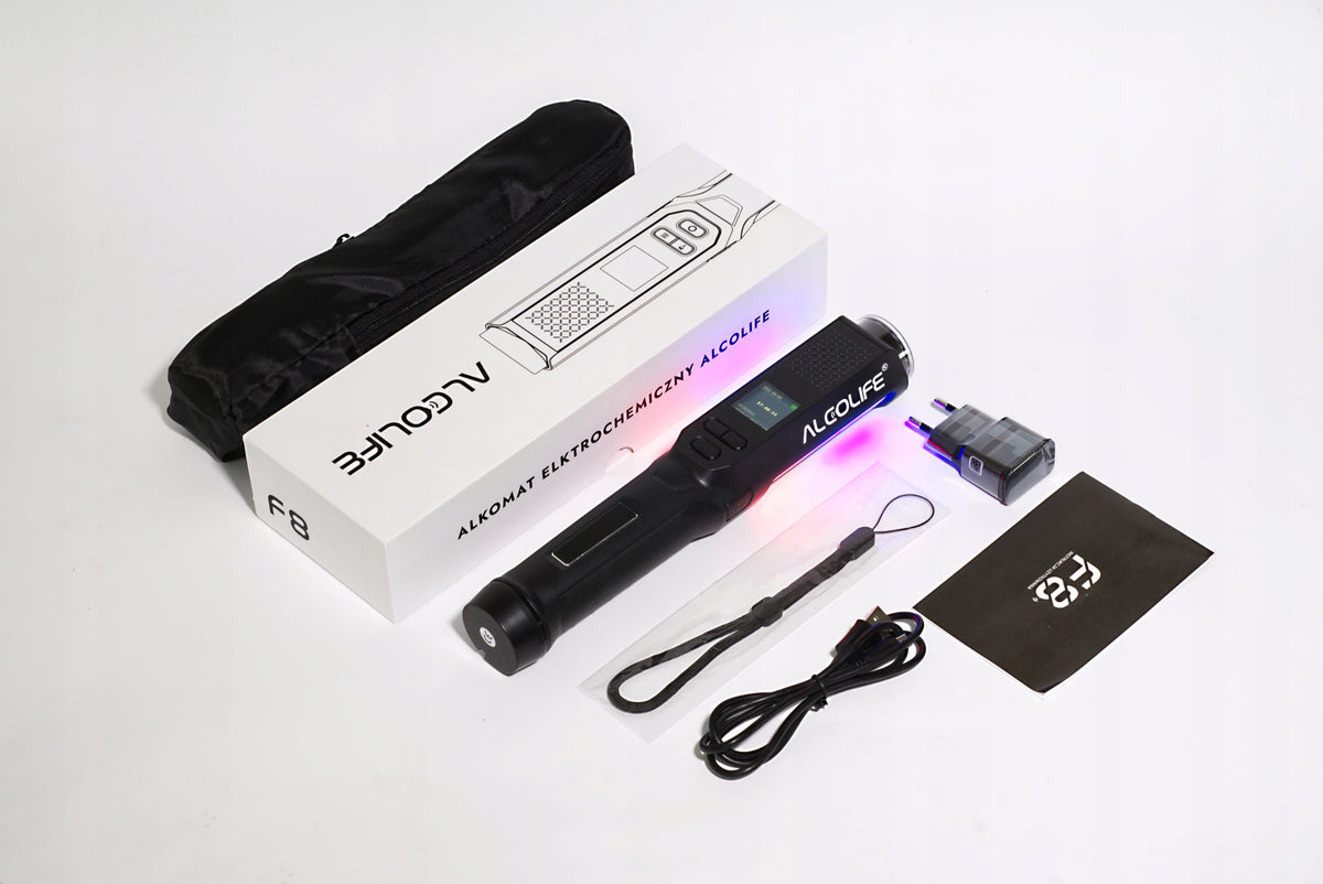 Police BREATHALYZER Alcolife F8 screening Manufacturer code ALCF8
