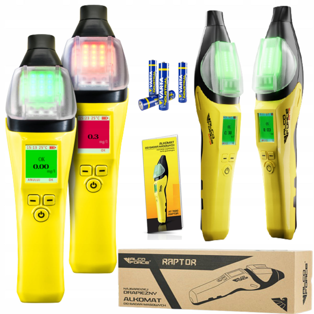 Police Mouthless Breathalyzer Alcoforce Raptor +year of free calibration