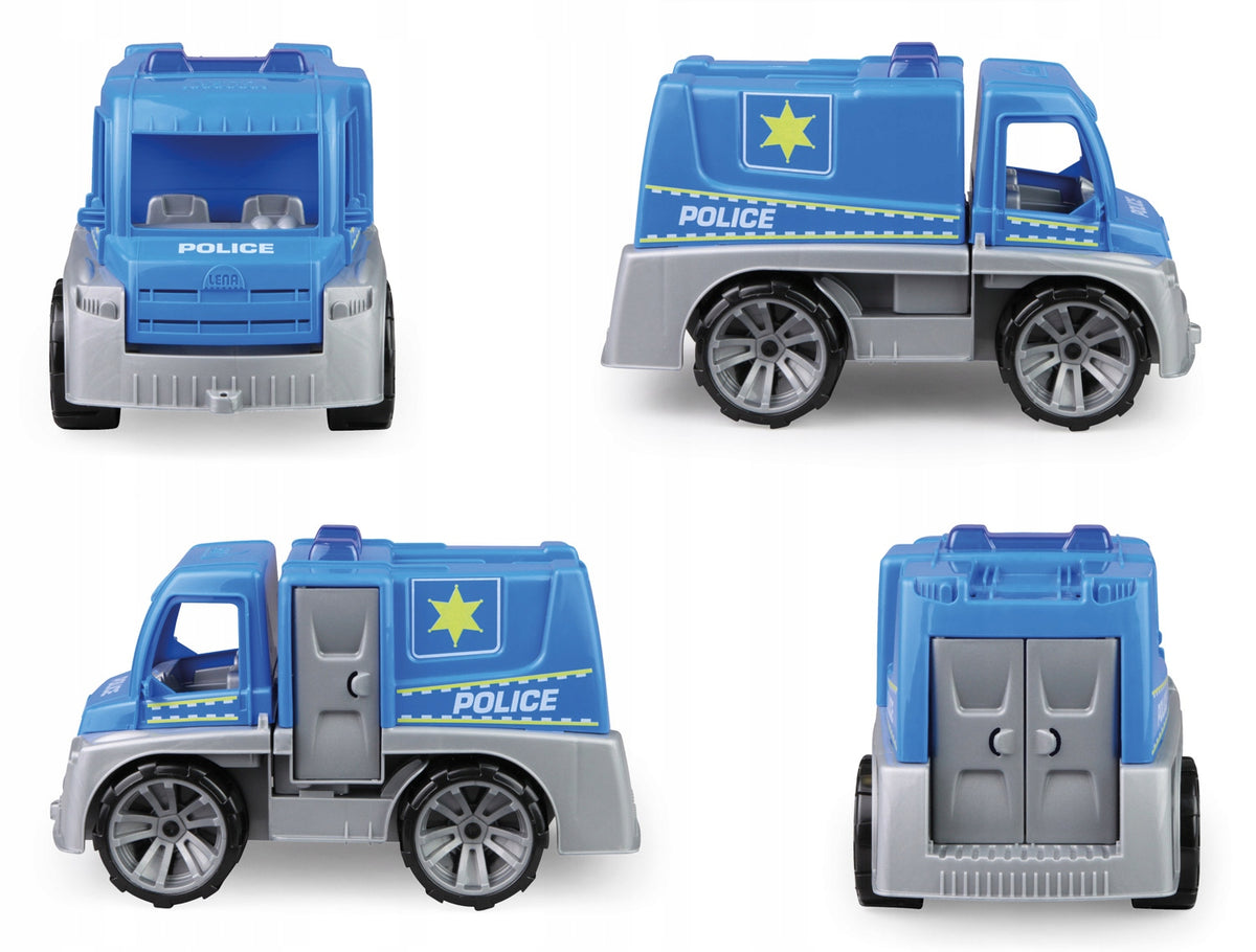Police car with accessories Lena Truxx 04455 Color blue
