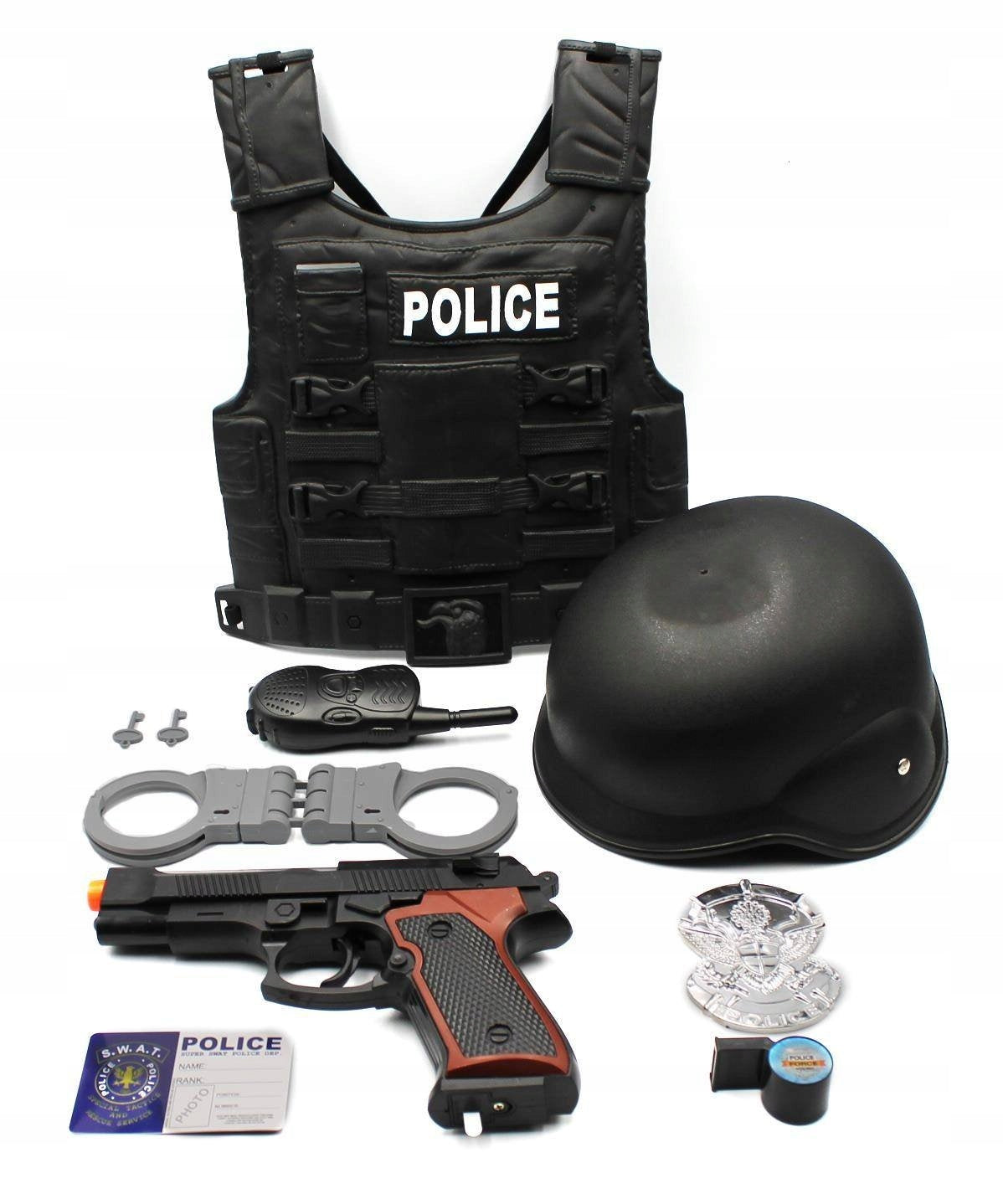 Policeman Equipment Set 8 Elements with Polish Sound Module