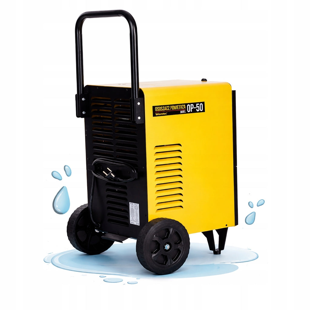 Polish CONSTRUCTION DEHUMIDIFIER Warmtec OP-50 700W 50L/24H CONTAINER 7l Packaging status original