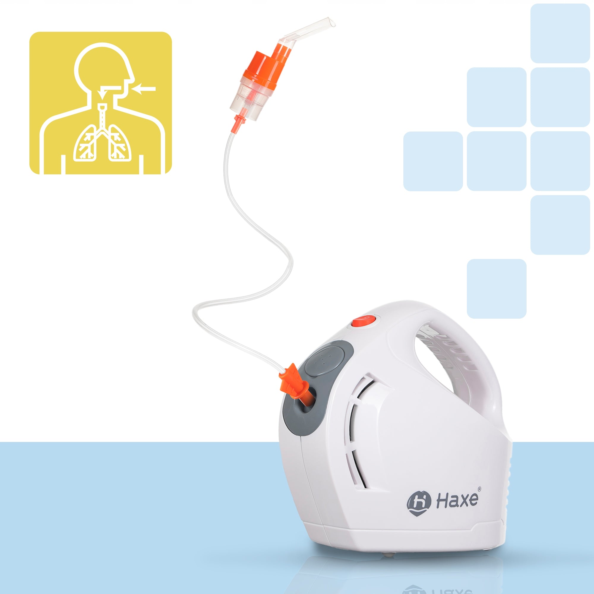 Polish INHALER PISTON NEBULIZER HAXE SET Medical device yes