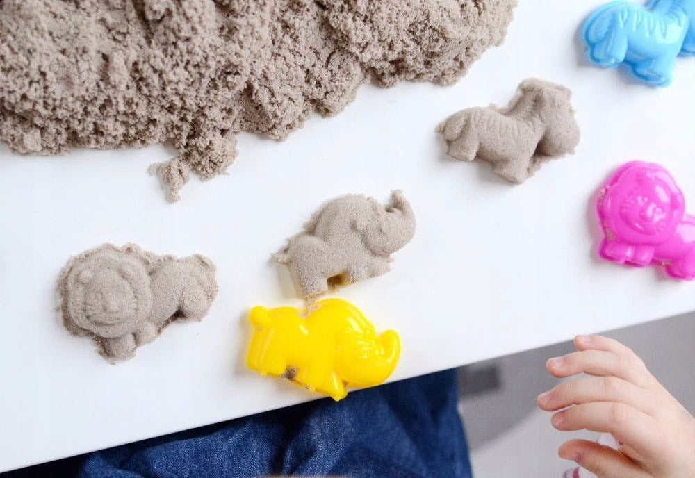 Polish KINETIC SAND NATURSAND 1 KG Brand Adam Toys