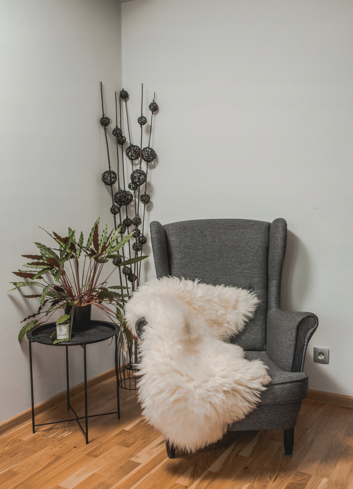 Polish Sheepskins Natural Rug White Natural Fur Manufacturer code MB1b