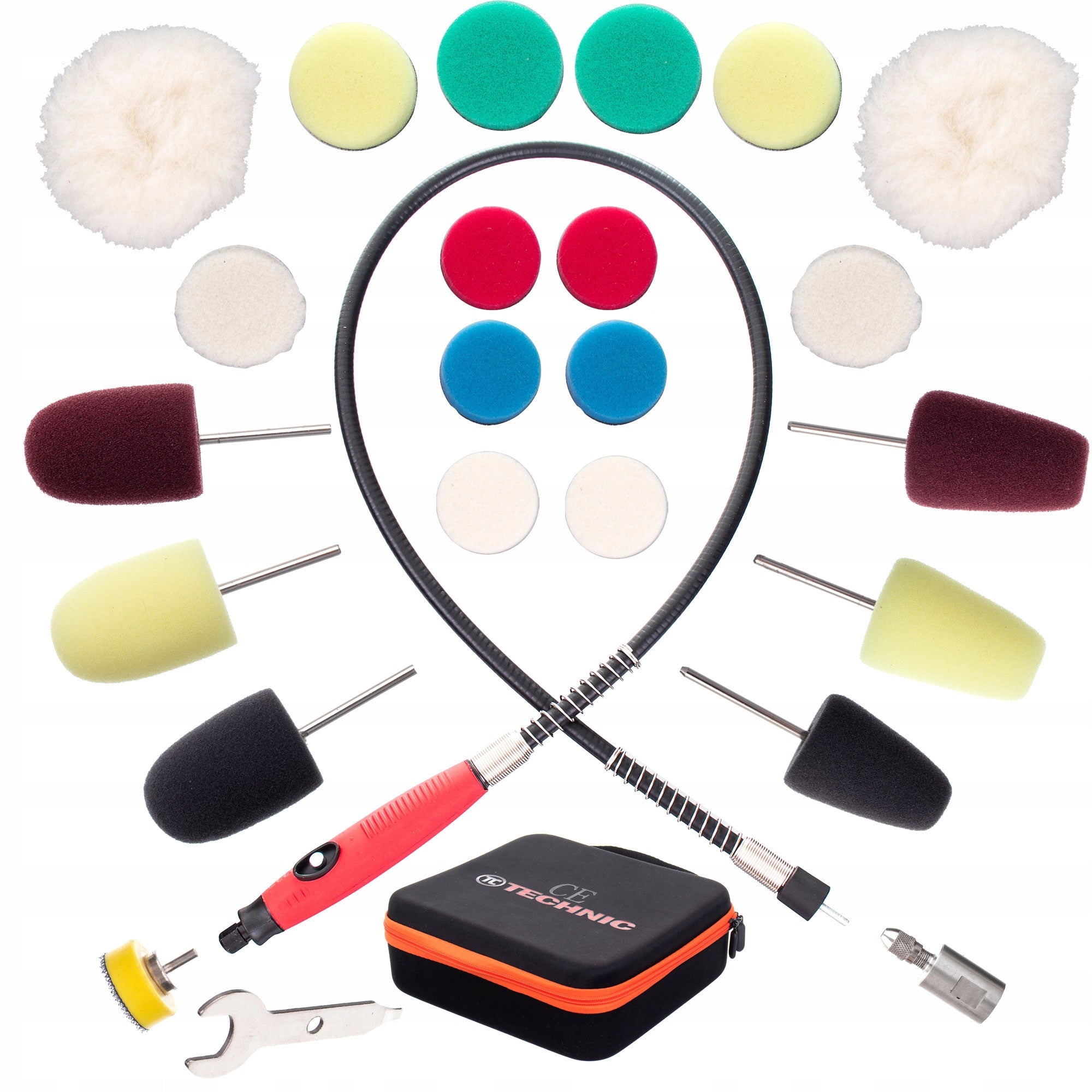 Polishing Set Mini Detailing Polisher 24 el KIT Manufacturer code LT-W31
