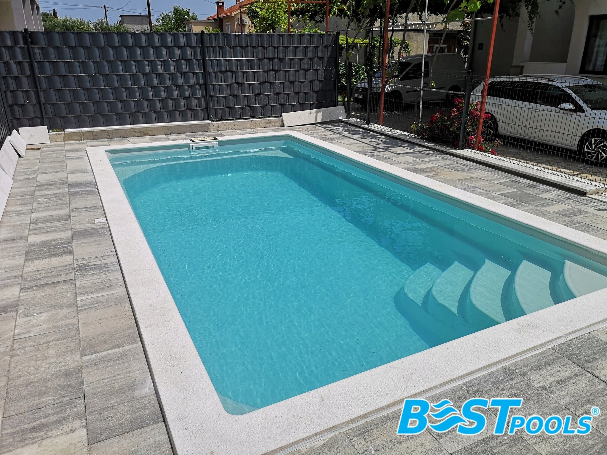 Polyester swimming pool IBIZA II 6,0x3,2x1,55m MANUFACTURER BESTPOOLS