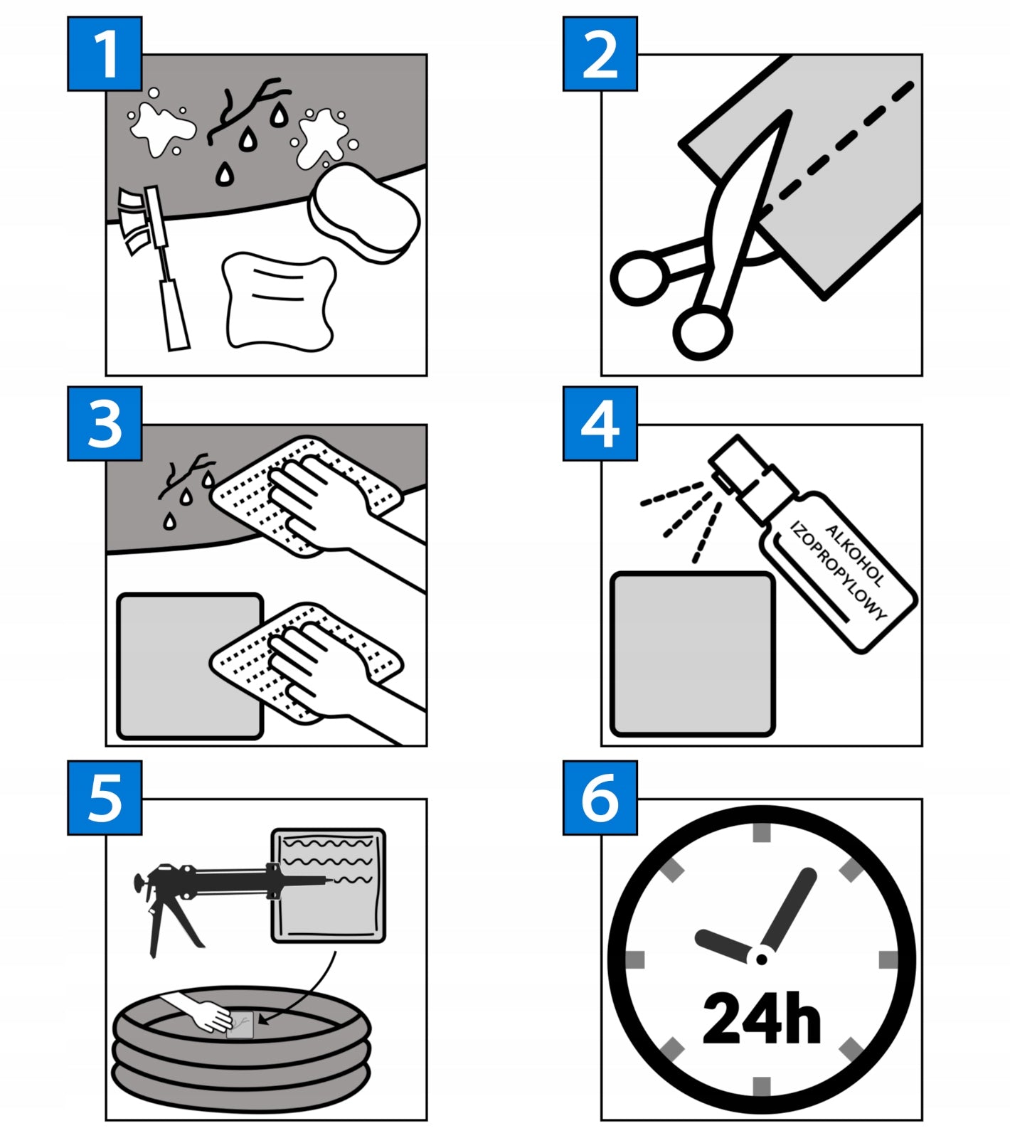 Polymer Adhesive 400g For Gluing PVC Pools PVC Dry Wet Inside Packaging status original