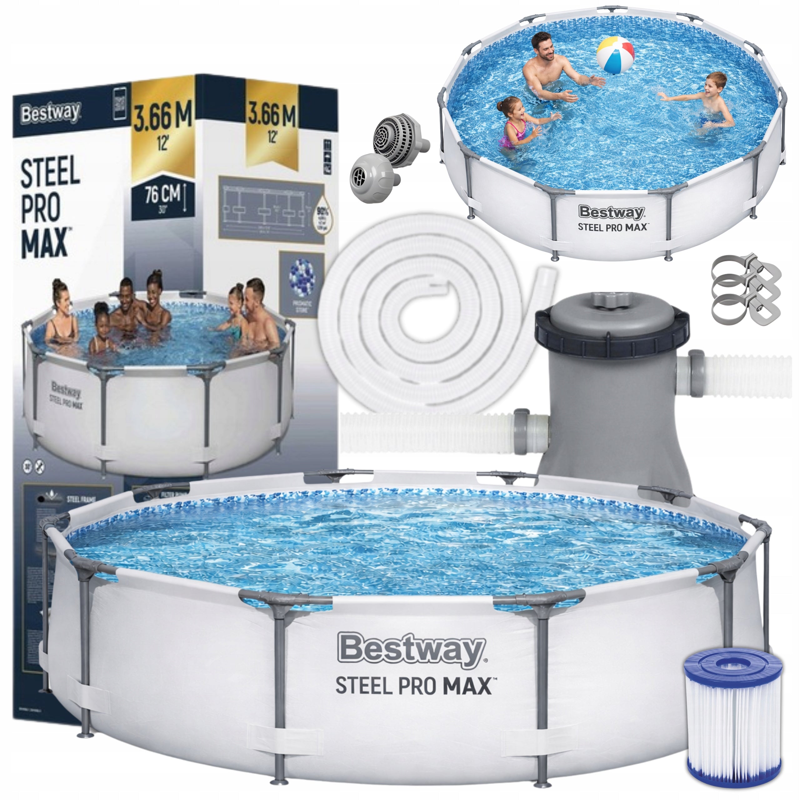 Pool 56416 Garden Framed 366x76cm Bestway