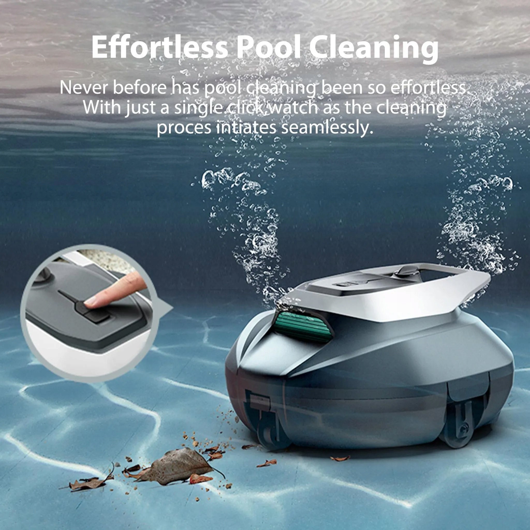 Pool Cleaning Robot Automatic Wireless Pool Washer Model POOLECO 10S
