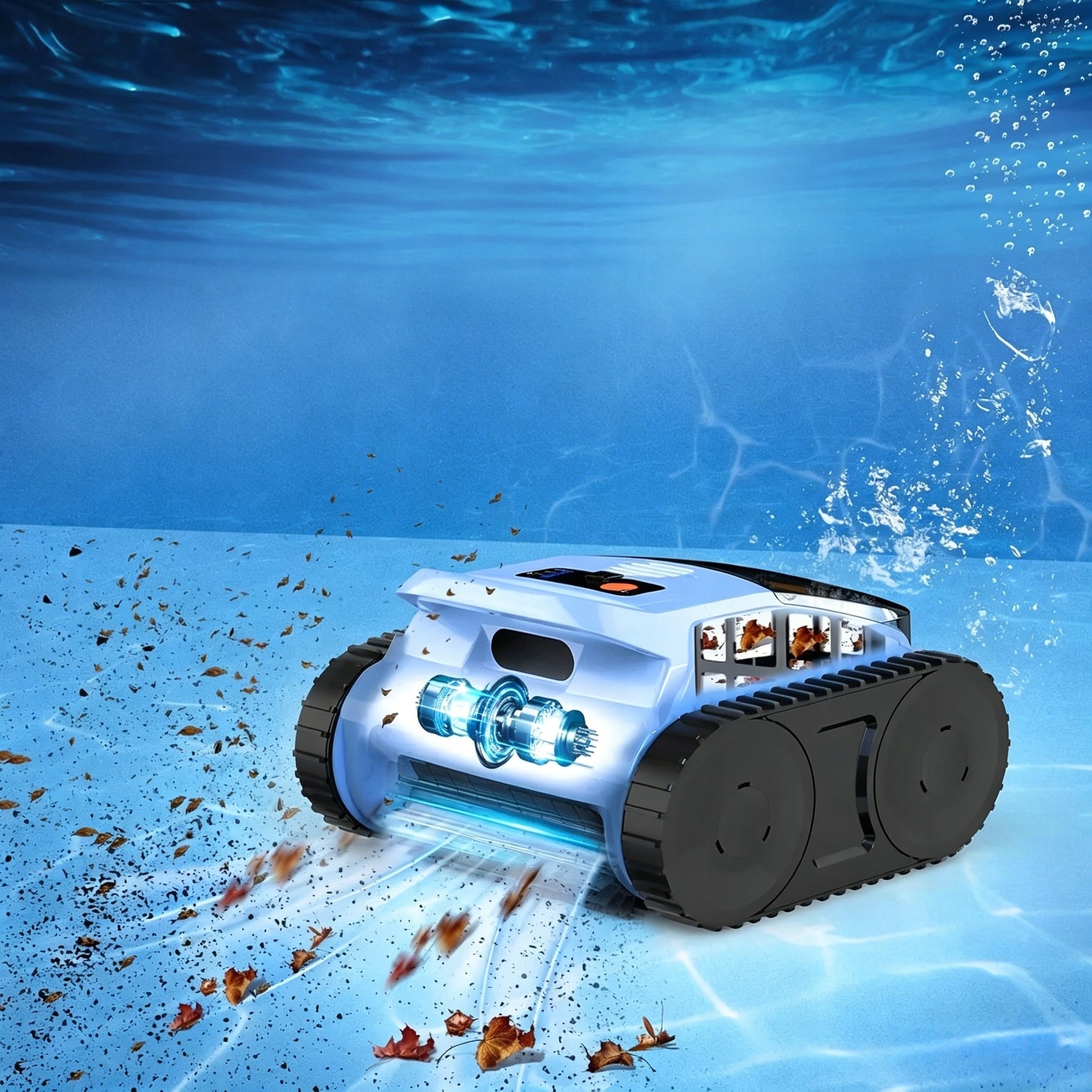 Pool Cleaning Robot Bottom Wall Wireless Seauto + 4LFILTR Batteries included yes