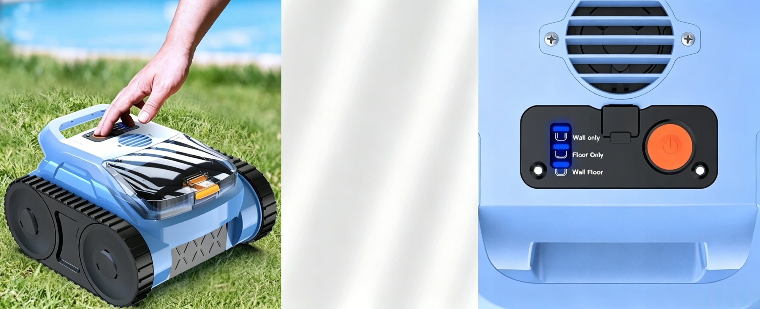 Pool Cleaning Robot Bottom Wall Wireless Seauto + 4LFILTR Power 180 W
