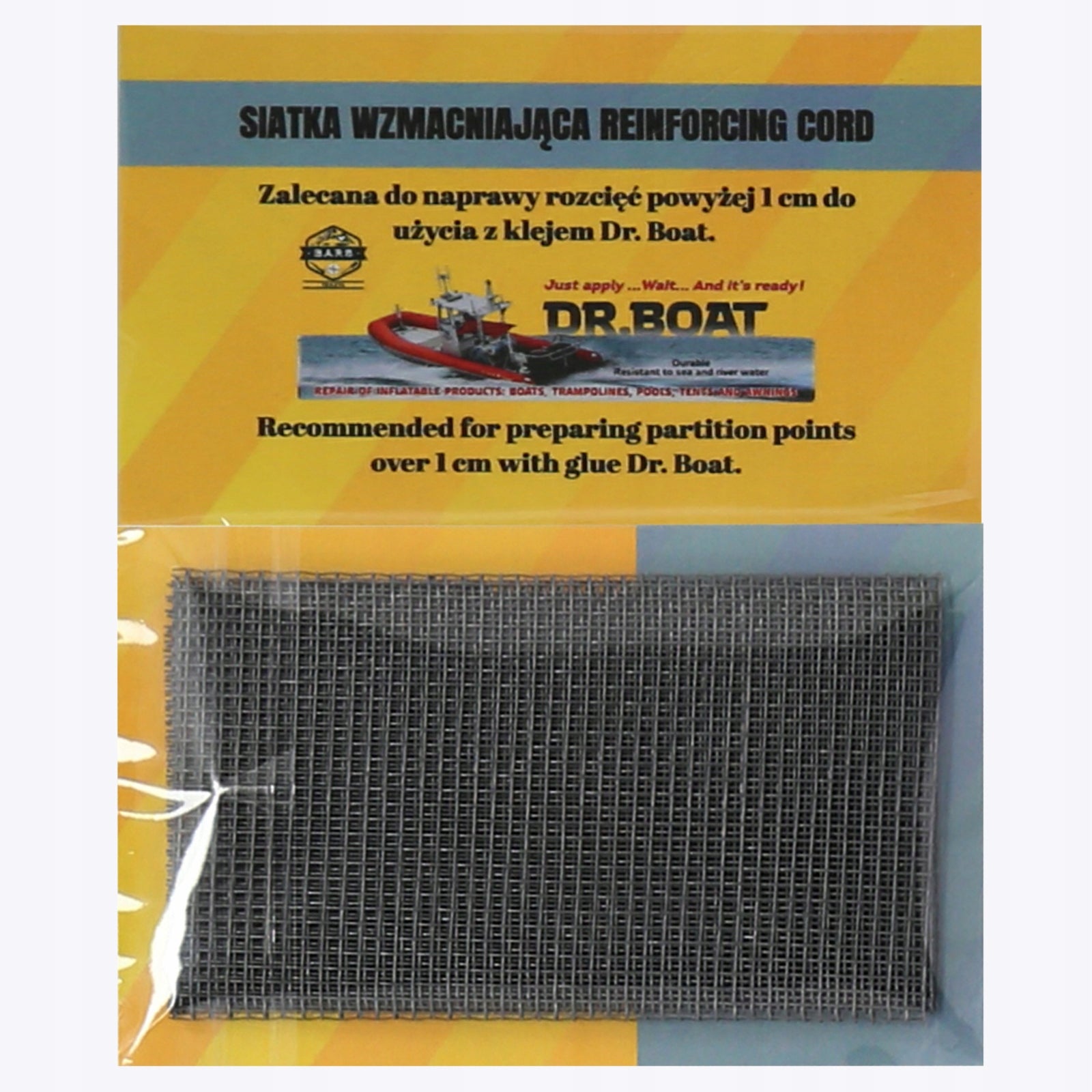 Pool Repair Kit with 2in1 Adhesive Liquid Patch DR.BOAT, Quick Repair Manufacturer Bars