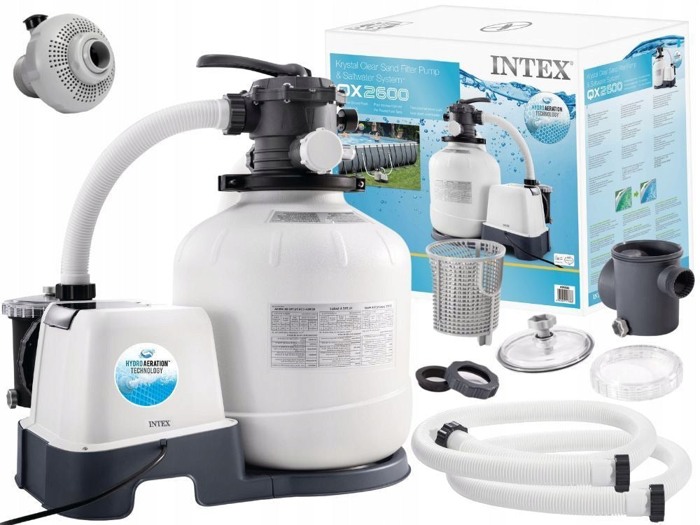 Pool Sand Pump 10000 l/h Chlorine Generator 11 g/l Intex 26680