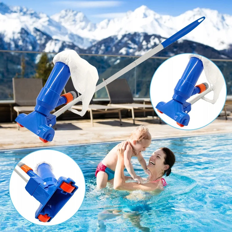 Pool Vacuum Cleaner Bottom Pool Cleaning Kit Mesh Stick Hand Washer Manufacturer Go Garden