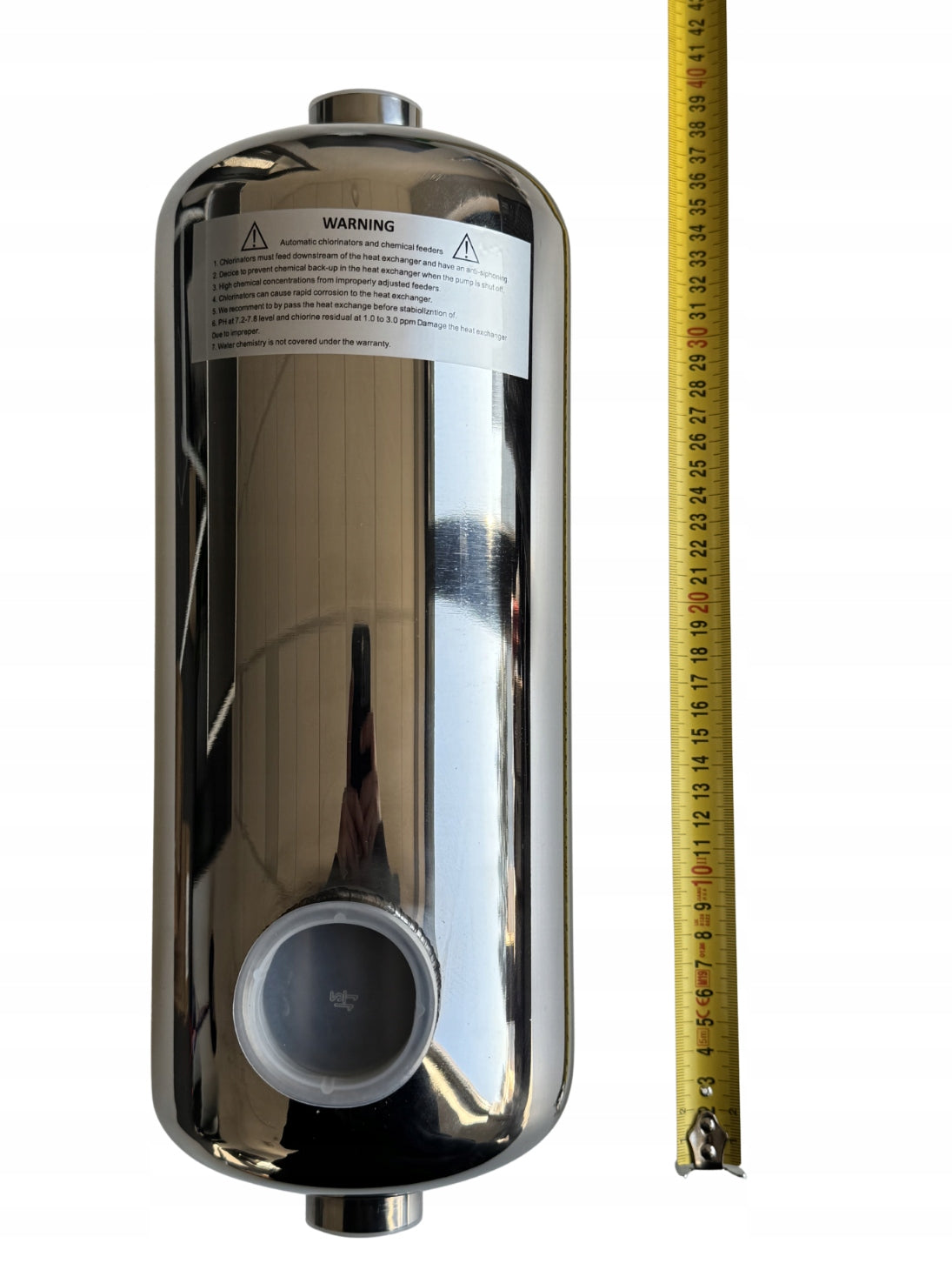 Pool exchanger water heating in swimming pool 38m3 swimming pool 1 1/2" 50 kW Packaging status original