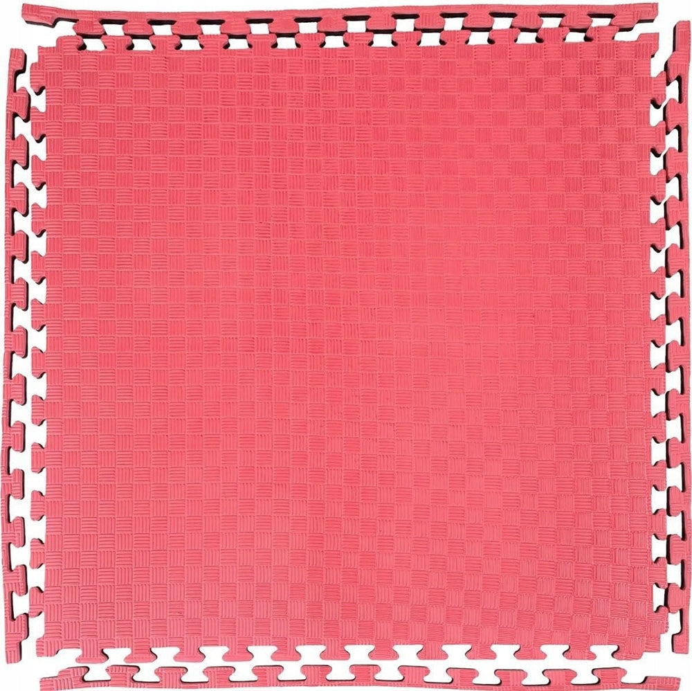 Pool mat exercise equipment for gymnasium puzzle 1m x 1m x 4cm Manufacturer code Mata puzzel 1m x 1m x 4cm czarno czerwona