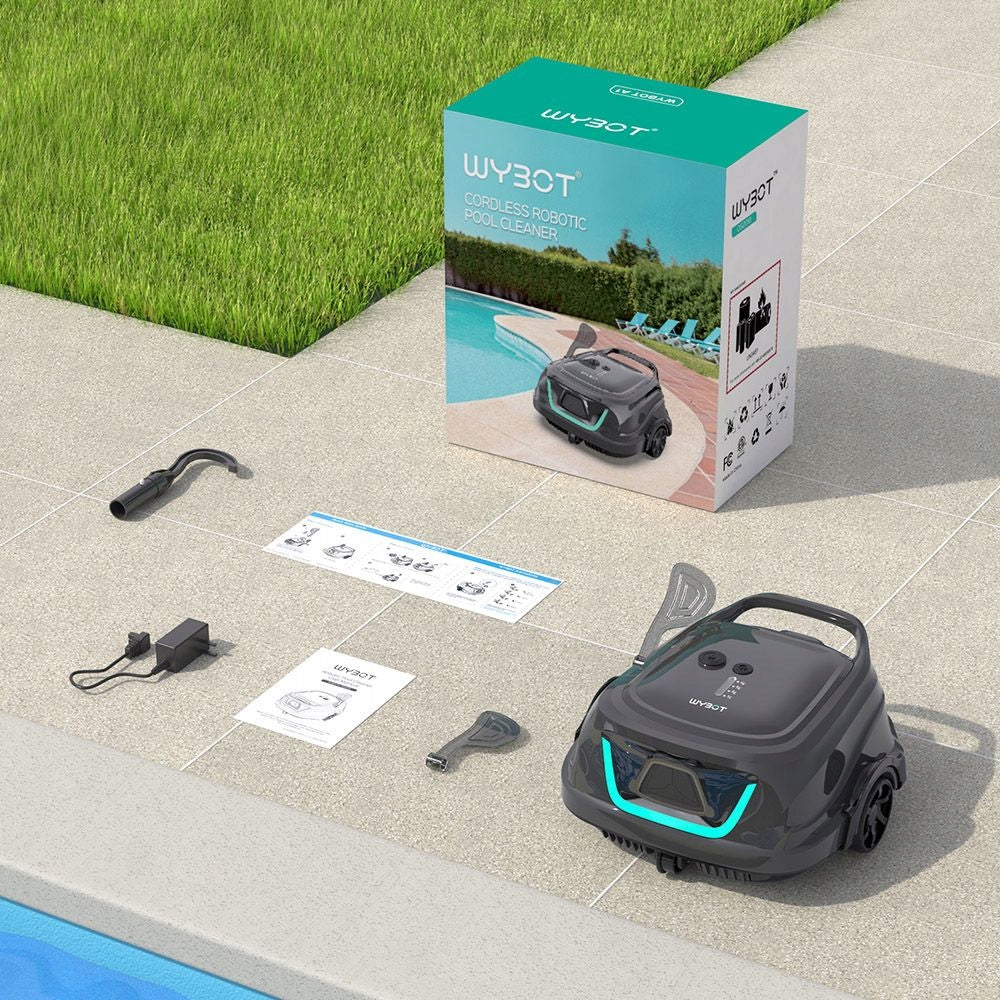 Pool robot WYBOT A1 cordless vacuum cleaner filtration 33W Product weight with unit packaging 5 kg