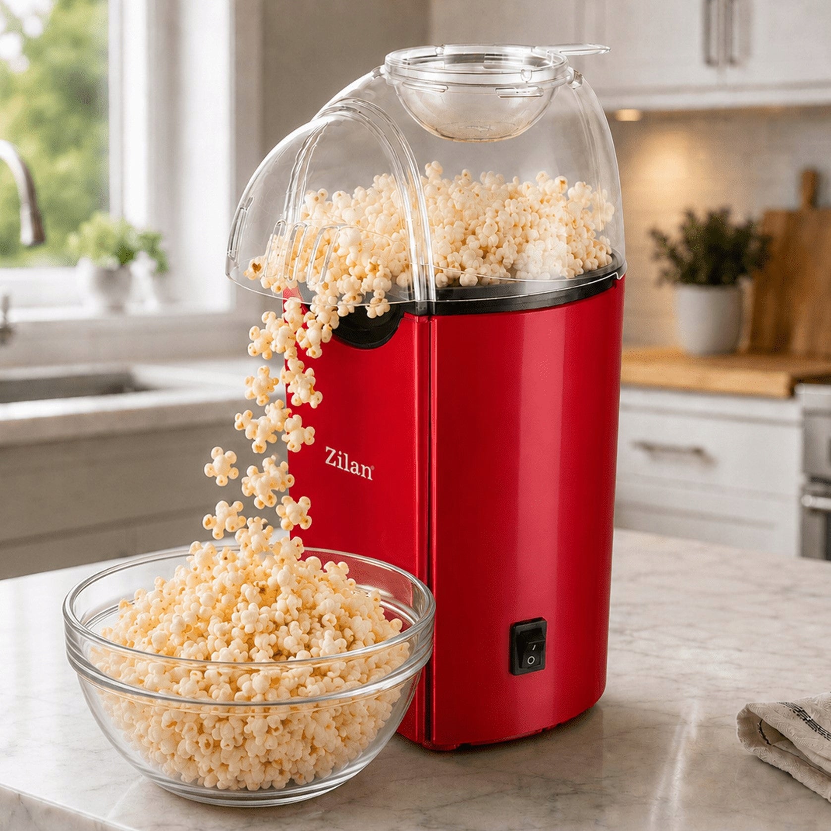Popcorn MAKER WITHOUT FAT AIR FLOW 1200W Manufacturer code ZLN8044