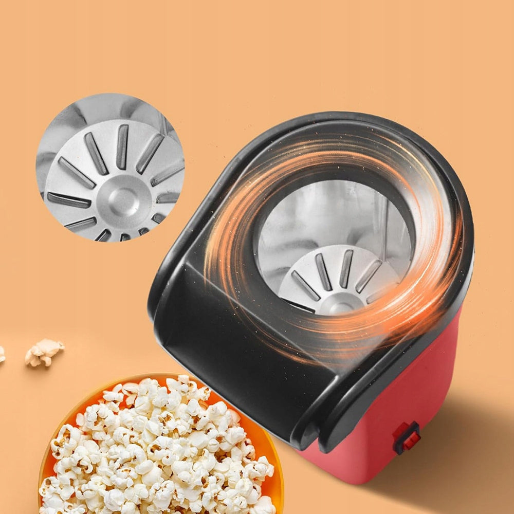 Popcorn Machine 1200w Fat Free With Transparent Measure Cover Brand Bedee
